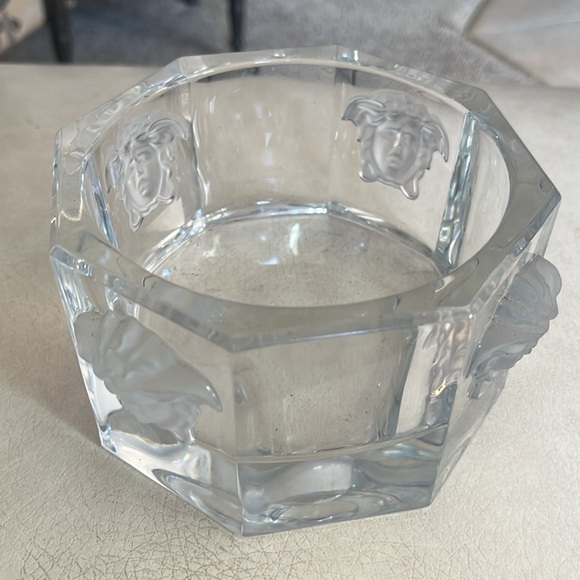 Rosenthal crystal Versace wine bottle holder / dish - Picture 2 of 9